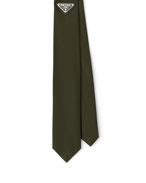 green prada tie|re nylon gabardine tie.